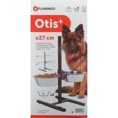 Support en H Bol de Nourriture pour Animaux Mangeoire Multi-taille