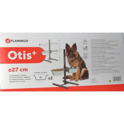 Support en H Bol de Nourriture pour Animaux Mangeoire Multi-taille