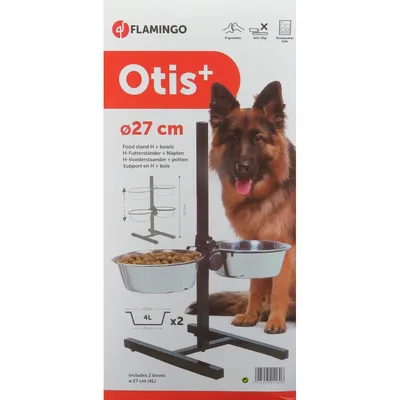 Support en H Bol de Nourriture pour Animaux Mangeoire Multi-taille