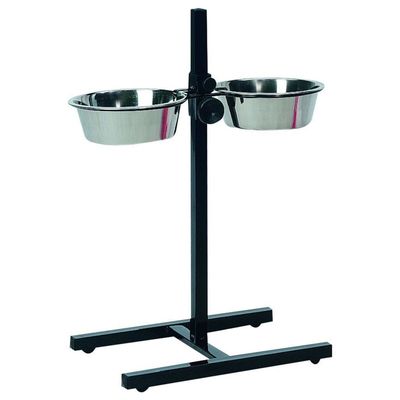 Support en H Bol de Nourriture pour Animaux Mangeoire Multi-taille