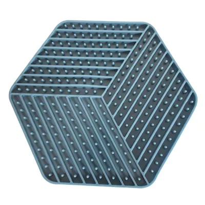 animallparadise - gamelle Assiette à lécher hexagonal, pour chien couleur a