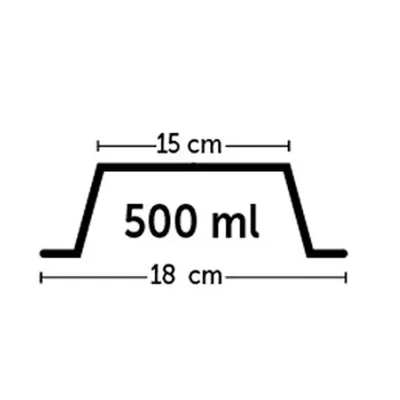 Flamingo - Gamelle Mara grise ø 18 cm 0.5 litre chien ou chat