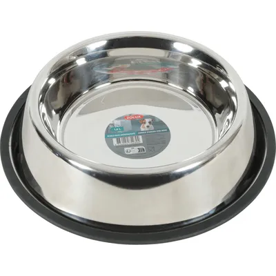 zolux - Gamelle Ecuelle inox 1.6 litres antidérapante pour chien zolux - Gamelle Ecuelle inox 1.6 litres antidérapante pour chien