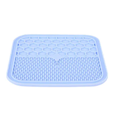 Tapis à lécher silicone ventouse M 21 x 21 cm  pour chien