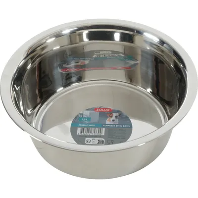 zolux - Gamelle Ecuelle inox 1.8 litres pour chien
