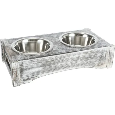 Set d'écuelles  42 × 10 × 22 cm,  ø 15 cm chat ou chien