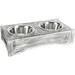 Set d'écuelles 42 × 10 × 22 cm, ø 15 cm chat ou chien