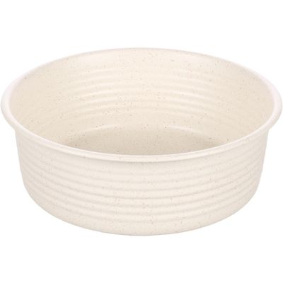 Gamelle pour nourriture ou l'eau blanche ø 21.1 cm,  1.93 litres pour chat