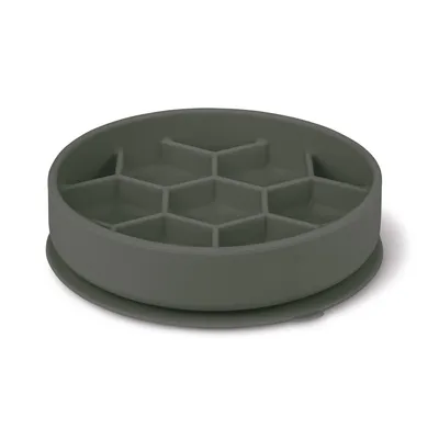 zolux - Ecuelle anti glouton M ø 16 cm  silicone ventouse gris pour chien