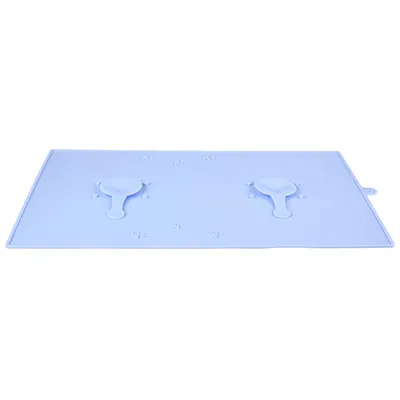 Tapis écuelle silicone ventouse 48 x 30 cm  pour chien
