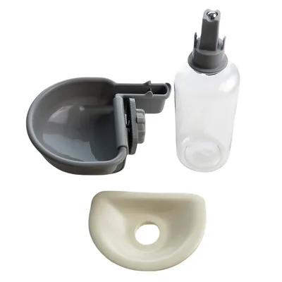 animallparadise - Gamelle d'eau a fixer sur cage métal, anti débordement, 4