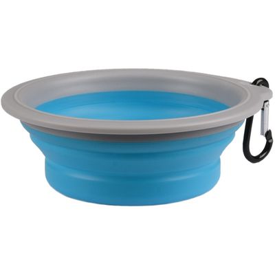 Gamelle de transport BUBO 375 ml pour chien couleur / gris