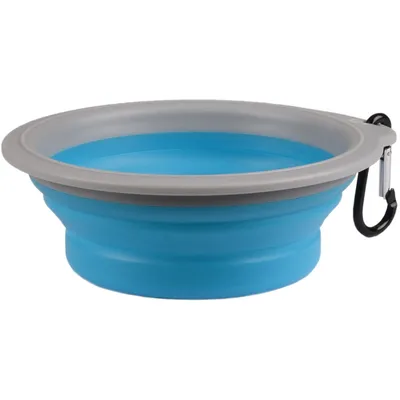 Gamelle de transport BUBO 375 ml pour chien couleur / gris