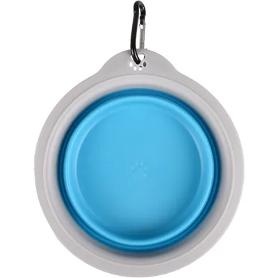 Gamelle de transport BUBO 375 ml pour chien couleur / gris