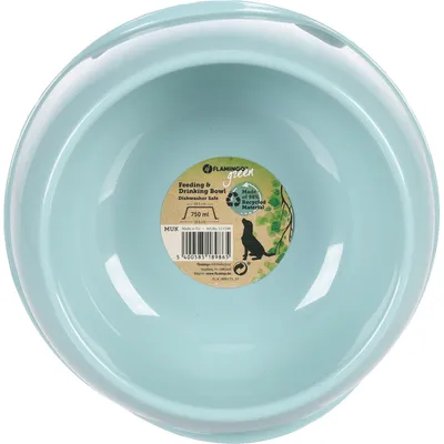 Gamelle en plastique recyclé MUK 750 ml pour chien.