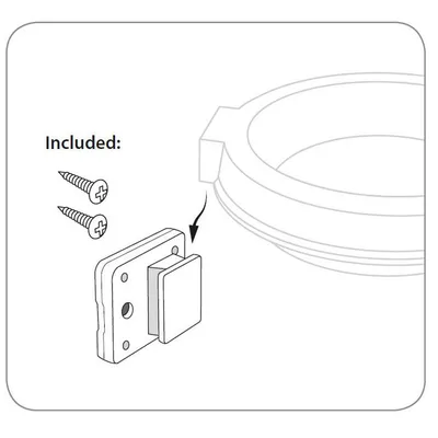 Flamingo - Gamelle KERRY a fixer ø 10 cm  300 ML, pour chien ou chat.