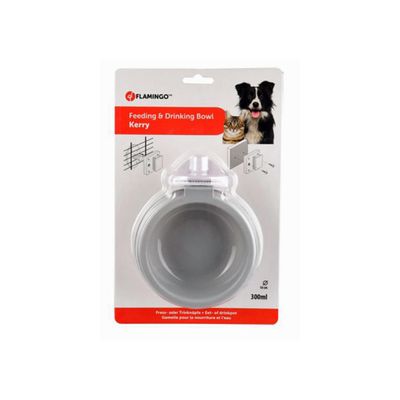 Gamelle KERRY a fixer ø 10 cm  300 ML, pour chien ou chat.