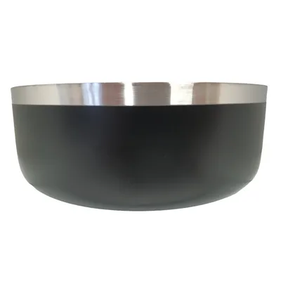Gamelle pour eau ou nourriture a double paroi ø22 cm 2,25 litre pour chien