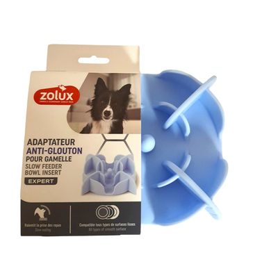Support anti glouton M ø 17.5 cm  silicone   pour chien