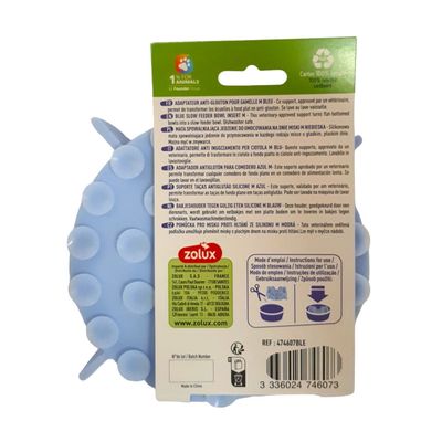 Support anti glouton M ø 17.5 cm  silicone   pour chien