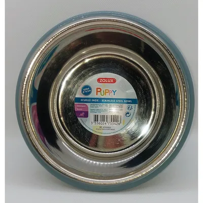 Ecuelle inox PUPPY ø 16.5 cm  couleur  pour chien