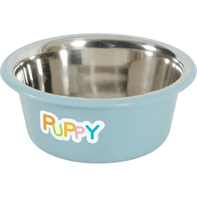 Ecuelle inox PUPPY ø 16.5 cm  couleur  pour chien
