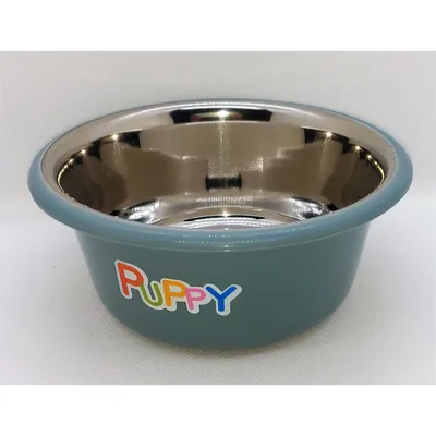 Ecuelle inox PUPPY ø 16.5 cm  couleur  pour chien