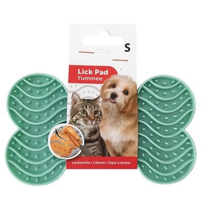 Tapis à lécher pour chien YUMMEE couleur vert  taille S 15 cm