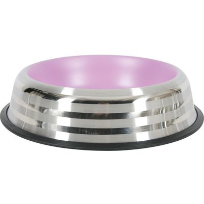 Gamelle ø 29 cm  1.85 Litres en acier inox antidérapante pour chien