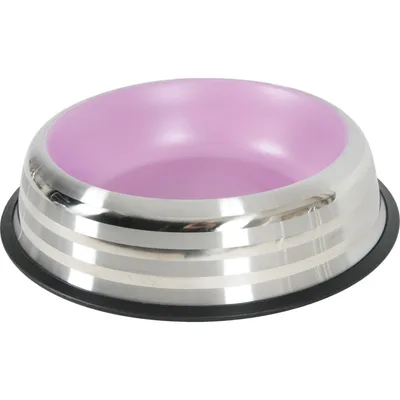 Gamelle ø 29 cm  1.85 Litres en acier inox antidérapante pour chien