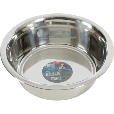zolux - Gamelle Ecuelle inox 2.5 litres pour chien zolux - Gamelle Ecuelle inox 2.5 litres pour chien