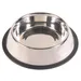Gamelle ø 23cm 0.90 litre en acier inox antidérapante pour chien.