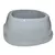 Ecuelle carrée 2 litres, gris en plastique, pour chien