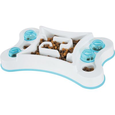 animallparadise - Ecuelle anti-glouton rectangle, 32 x 19.5 x 5.5 cm pour c