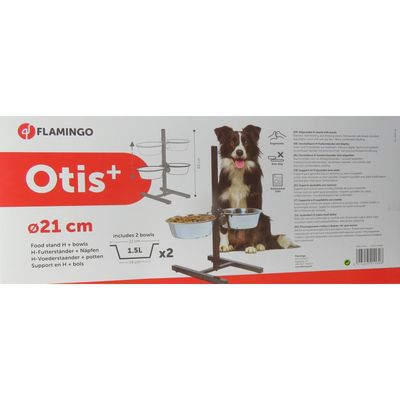 Support en H Bol de Nourriture pour Animaux Mangeoire Multi-taille