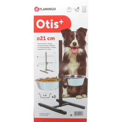 Support en H Bol de Nourriture pour Animaux Mangeoire Multi-taille