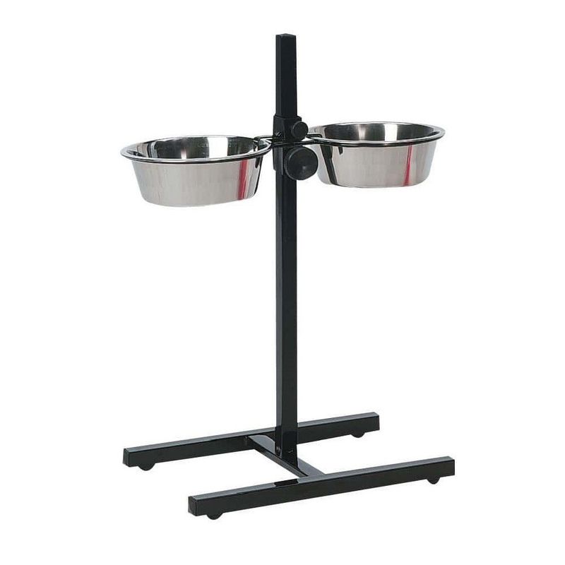 Flamingo - Bar a chien Otis hauteur max 60 cm bol ø 21 cm 1,5 litres pour c
