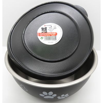 Ecuelle Kena avec couvercle ø17.5 cm 1250 ml pour chien