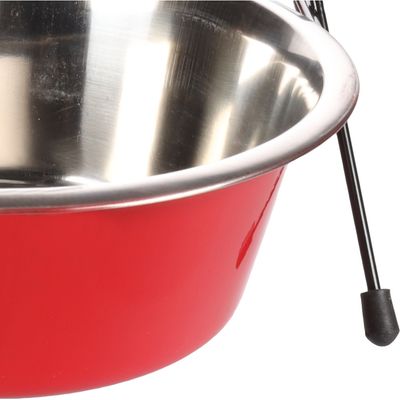 Ecuelle duo ø 21 cm, 1600 ml avec support Arjun, L, pour chien