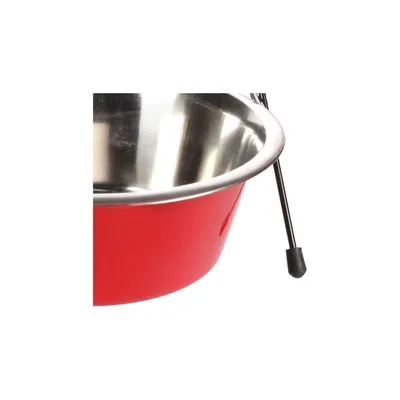 Flamingo - Ecuelle duo ø 25 cm 2500 ml avec support Arjun XL pour chien