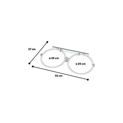 Support double pour gamelle ø 20 cm 1.6 L montage mur ou cage chien