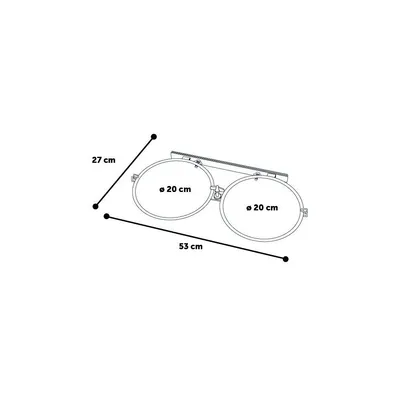 Flamingo - Support double pour gamelle ø 20 cm 1.6 L montage mur ou cage ch