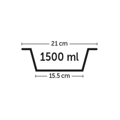 Flamingo - Gamelle 1500 ML Rimboé en bambou taupe pour chien