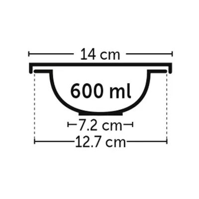 Flamingo - Ecuelle Kena avec couvercle ø12.7 cm 600 ml pour chien