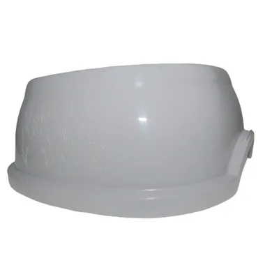 Stefanplast - Ecuelle carrée 600 ml, gris en plastique, pour chat et chien