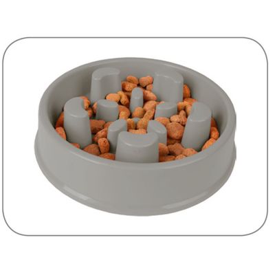 Gamelle anti-glouton BOBO 2 grise contenance 500 ML ø 16.5 CM