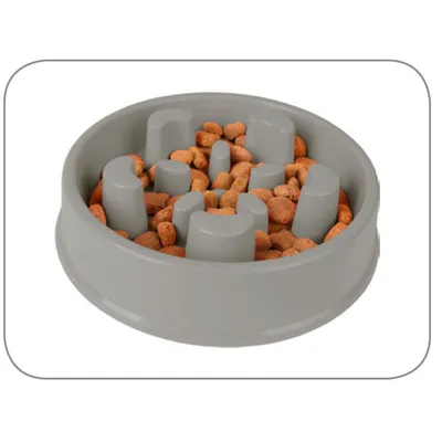 Gamelle anti-glouton BABA  grise contenance 500 ML ø 16.5 CM