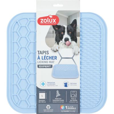 Tapis à lécher L silicone ventouse 30 x 30 cm  pour chien