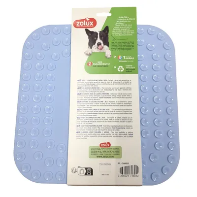 zolux - Tapis à lécher L silicone ventouse 30 x 30 cm  pour chien