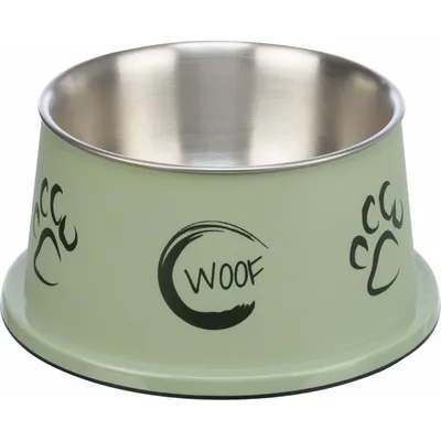 Trixie - Ecuelle 0.9 litre ø 19 cm  acier inox plastique couleur aléatoire